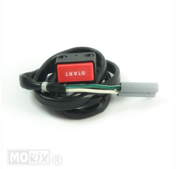 Start Knop Vespa PK Scooters Rood Elec