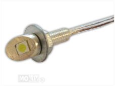 Lamp ONE LED 12V 3mm Chroom