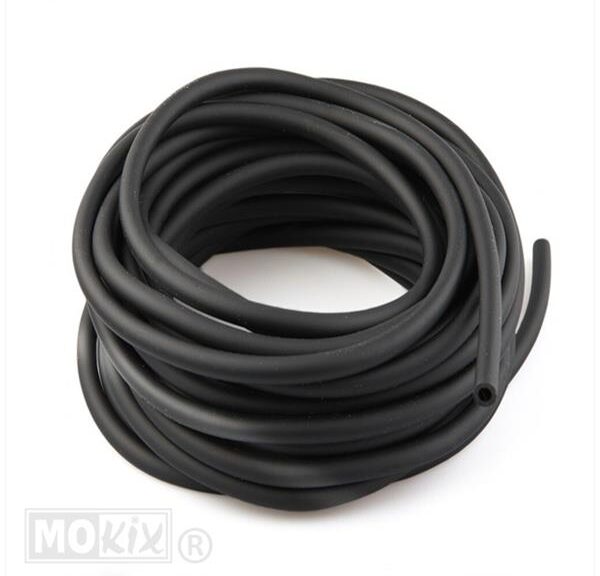 Benzineslang Rubber Zwart 5x8 Mm 10mtr