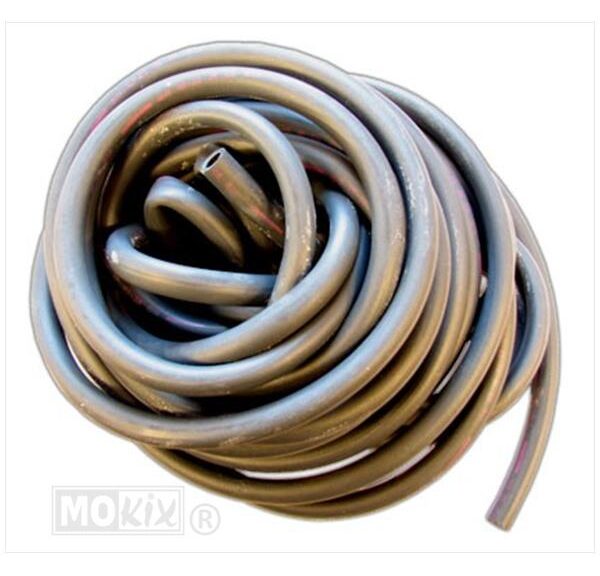 Benzineslang Rubber Zwart 8x12 Mm 10mtr