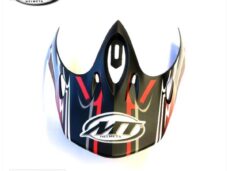 Helm Klep X-Storm Zwart/Zilver - MT Helmets