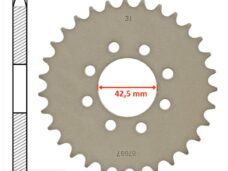 Achtertandwiel Tomos A35/A3 UNI 42.5mm 8 Gats 31t - IGM