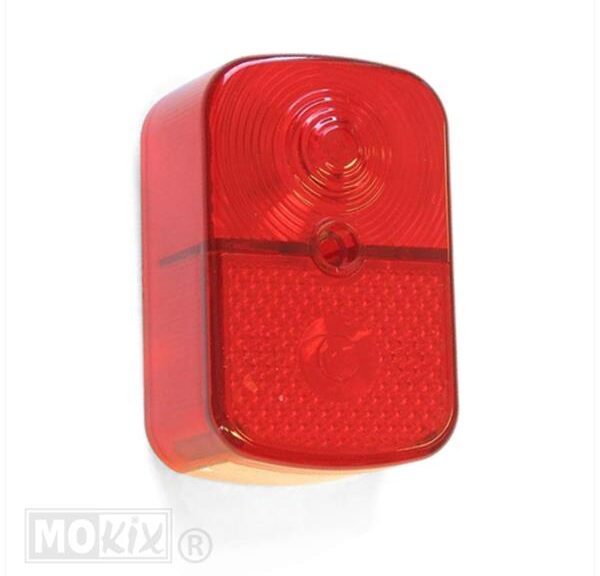 Achterlicht Glas Simson Rechthoek Rood Elec
