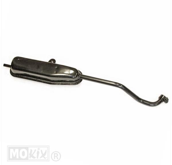 Uitlaat Vespa SI STD OUD Model 22mm Zwart Jamarcol