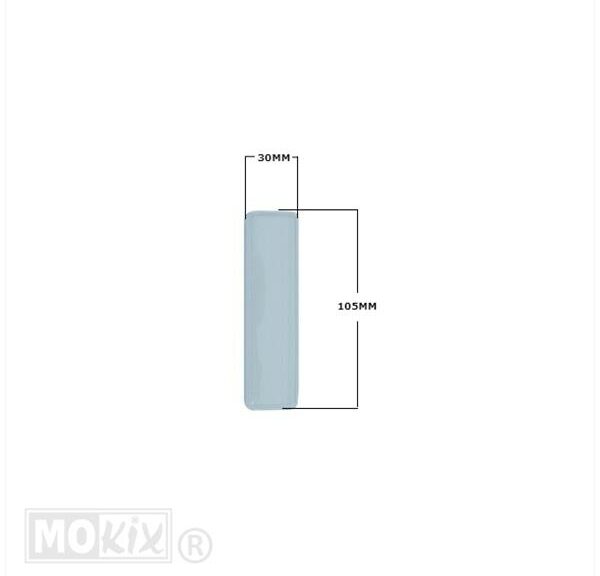 Frame Nummer Deksel Yamaha BW Blauw Hawai