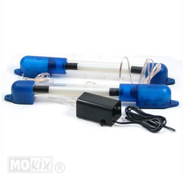 Lamp Neon Buis Blauw 2 Stuks SET