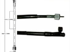 Kabel KM Teller SYM MIO Nieuw Type Supertec