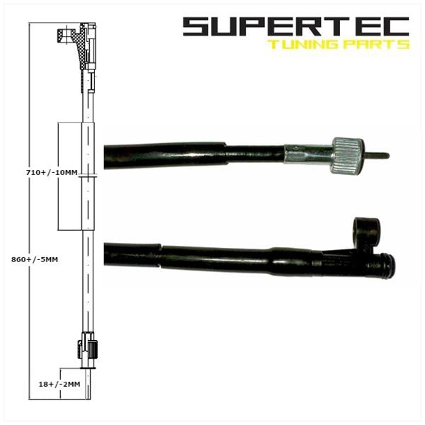 Kabel KM Teller SYM MIO Nieuw Type Supertec