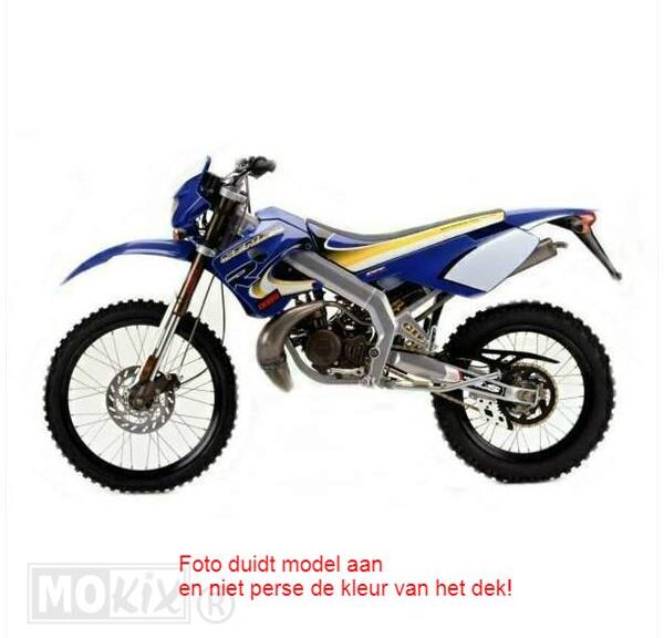 Buddy DEK Derbi Senda DRD 99-05 Carbon/Zwart - MKX