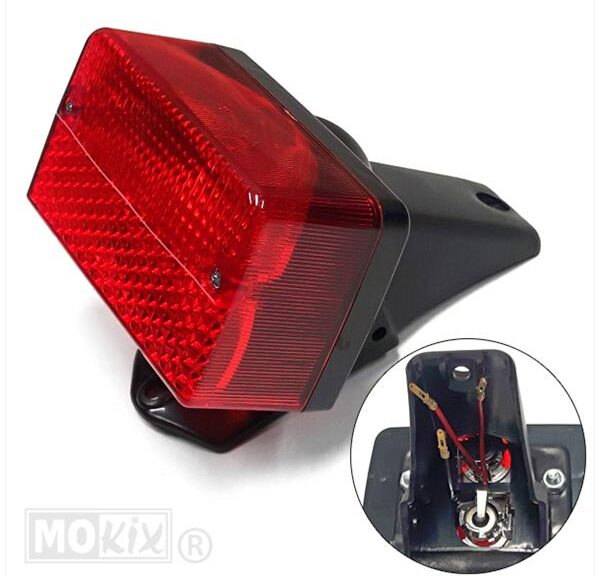 Achterlicht Tomos STD 45/25 NM + Voet