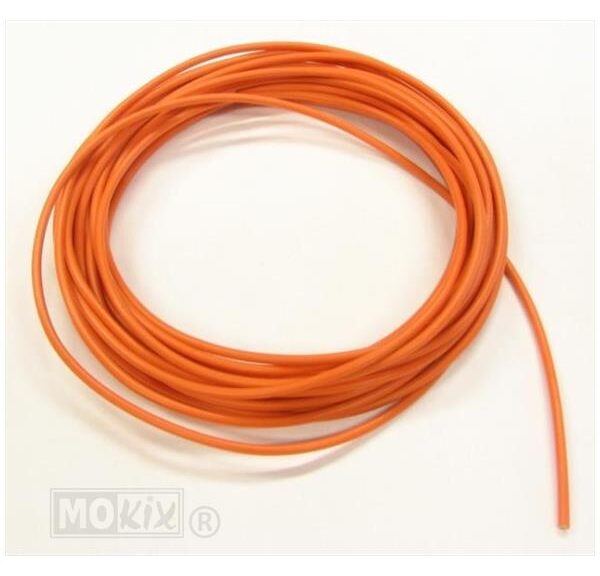 Lichtsnoer UNI 5mtr 0.5mm2 Oranje Elec
