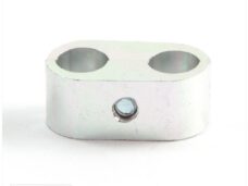 Connector 2 Kabels ALU Zilver Supertec
