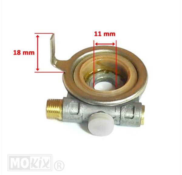 KM Aandrijving Tomos A3 (11mm AS/18mm LIP) OT - Supertec