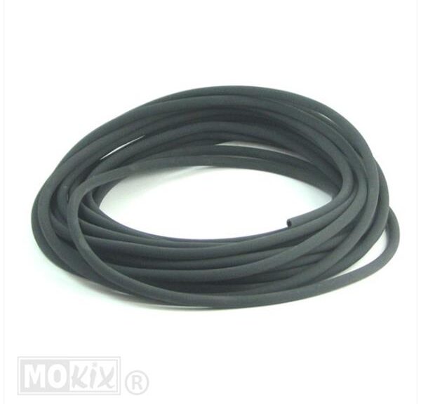 Benzineslang Rubber Zwart 4x 7 Mm  10mtr