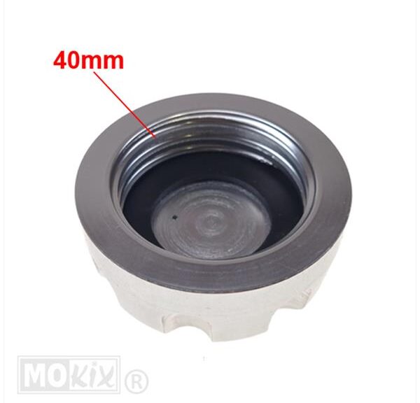 Tankdop Derbi Senda-R Geanodiseerd Zilver - Supertec