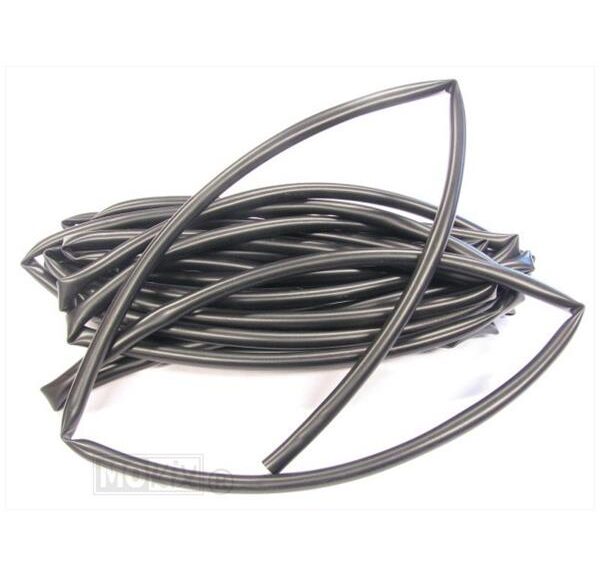 Kabel Tule  4mm Zwart 5mtr