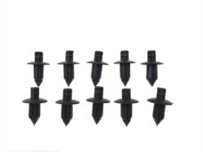Tiknagel Kunststof Zwart 8.0mm 10stuks
