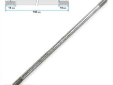 Cilinder Tapeind UNI M6 160mm (1) - Bollard