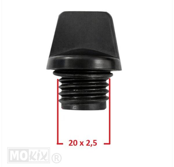 Olievulplug Yamaha FS1/RD (M20x2.5) PVC Zwart