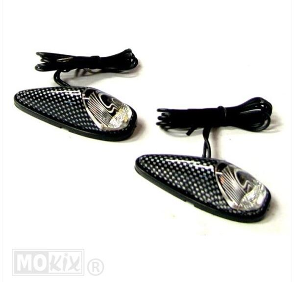 RAW-BOL Perl Opbouw LED Carbon/Blank SET Elec