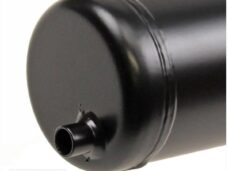 Uitlaat Vespa Ciao 22mm ORG Model Snel Zwart Tecno