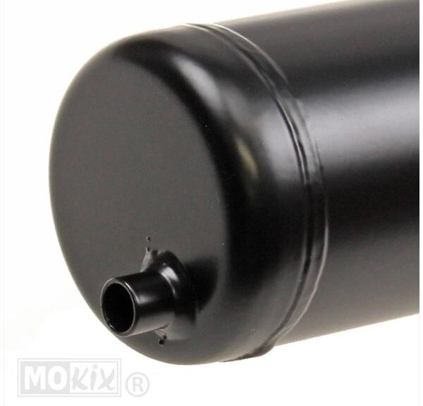 Uitlaat Vespa Ciao 22mm ORG Model Snel Zwart Tecno