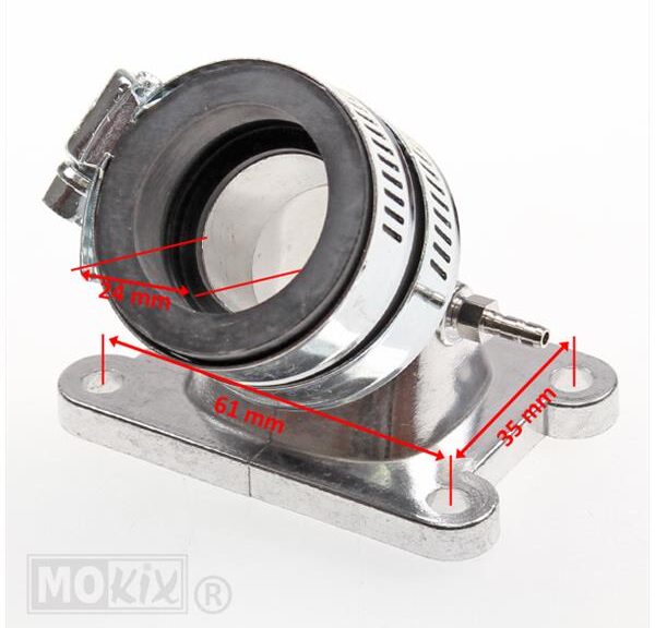 Spruitstuk Minarelli AM6 24mm Compleet