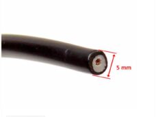 Bougie Kabel 5mm Zwart 1.9meter