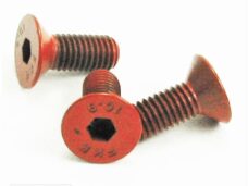 Remschijfbout Verzonken-Bout M8 SET 3stuks Rood - Supertec