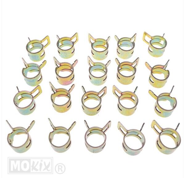 Slangklem 8mm Benzineslang 20stuks Bollard