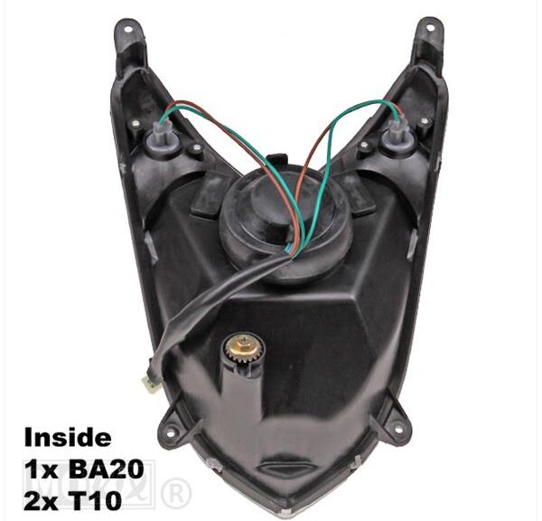 Koplamp Kymco Agility 10/12""