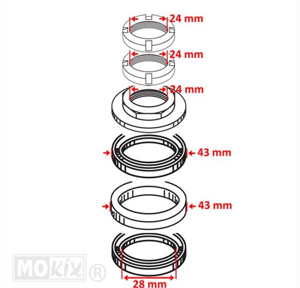 Balhoofdset CPI Generic Keeway - Supertec