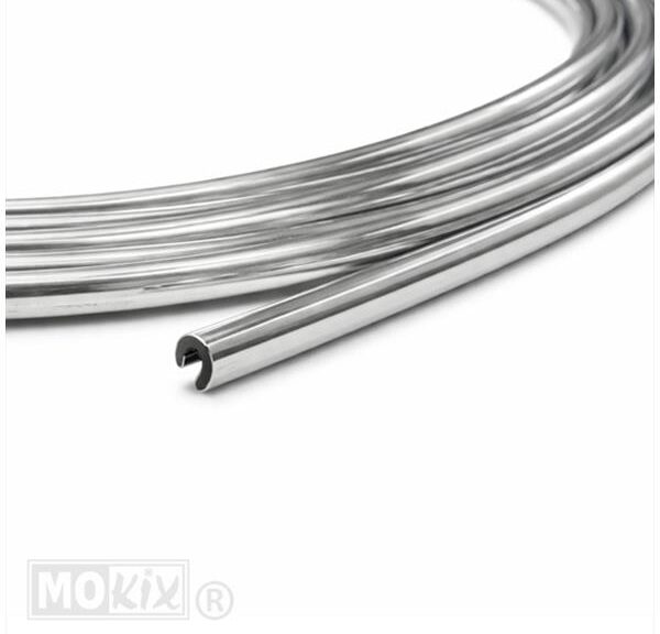Sier Strip Chroom 6mm 5 Meter Supertec