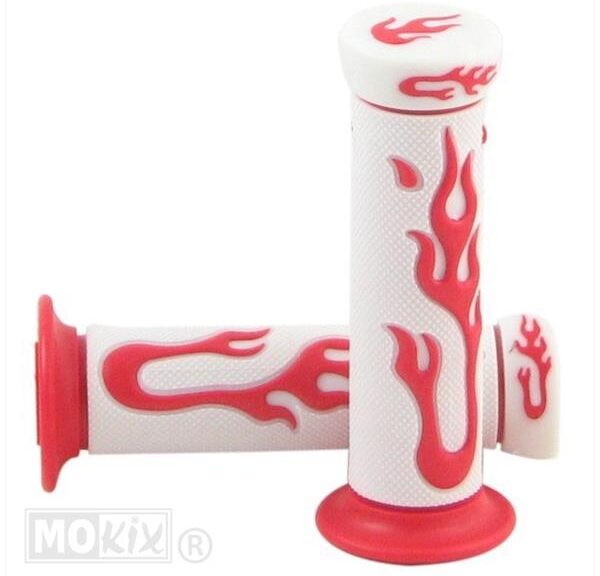 Handvatten GEL Flame WIT/Rood