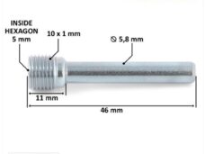 Remklauw Stift Piaggio Runner/FLY - Supertec