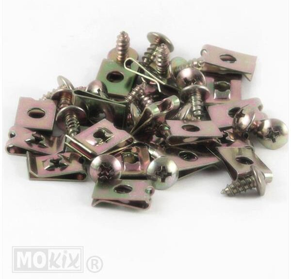 Speednut + Parker M4x10 20set - Bollard