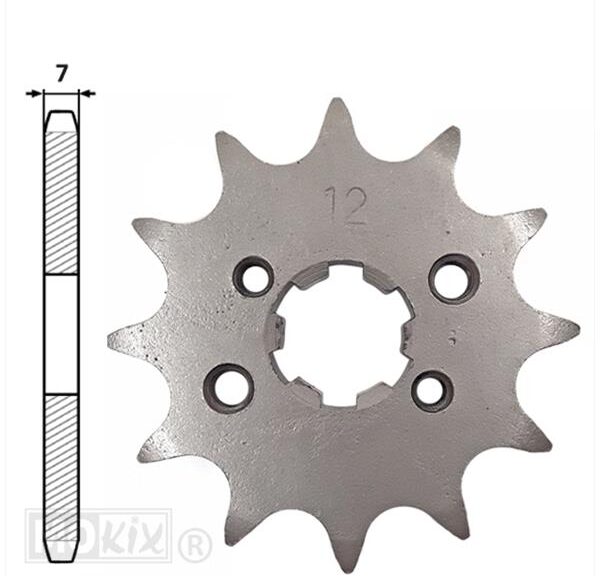 Voortandwiel Derbi Senda-SM (428) 12tands IGM