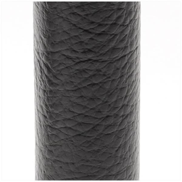 Handvatten Retro Zwart Leer 130mm - Afbeelding 2