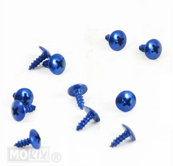 Parkerset Aluminium 4x12 Blauw 10st
