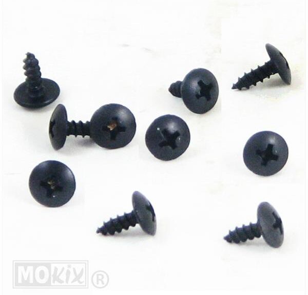 Parkerset Aluminium 4x12 Zwart 10st