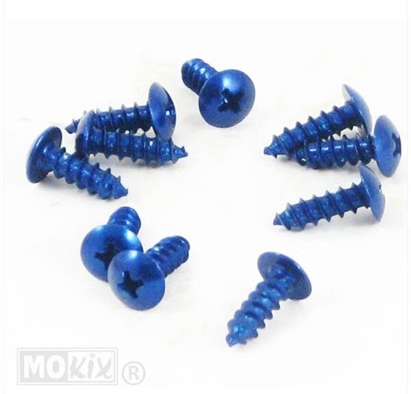 Parkerset Aluminium 5x12 Blauw 10st