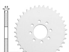 Achtertandwiel Tomos A35/A3 UNI 42.5mm 8 Gats 37t - IGM