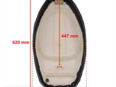 Buddy Seat China 4T GY6 QT9 Grijs/Zwart - MKX