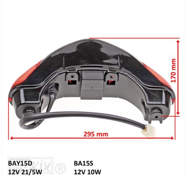 Achterlicht Aprilia Scarabeo 50/100cc 4T 01-"06  " - V-Parts