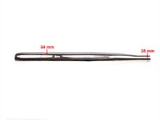 Uitlaat Sachs KS 64x28mm Chroom Silex