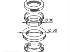 Balhoofdset Kymco Agility 12/16" 50cc 2T/4T" - Supertec
