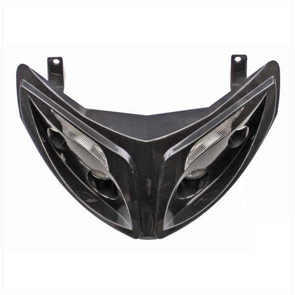 Koplamp Peugeot Speedfight 2 Zwart +LED H4 - Afbeelding 4