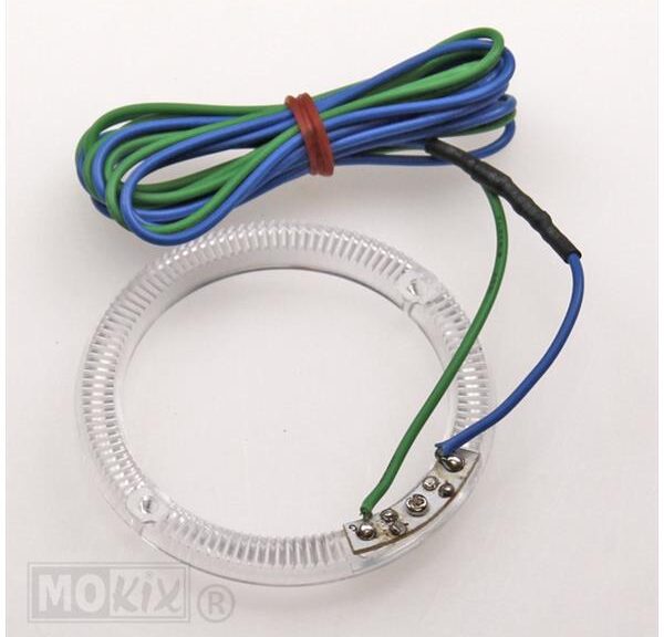 Lamp LED Ring 59mm Blauw SET (2)