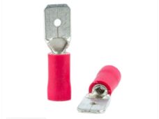 Schuifstekker Plat MAN ISO 6.3 X 0.8mm Rood (10)