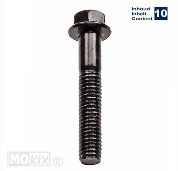 Flens Carter Bouten SW 8 M6x35  Zwart  10st - Bollard
